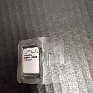 Black MicroSD Memory Card Adapter